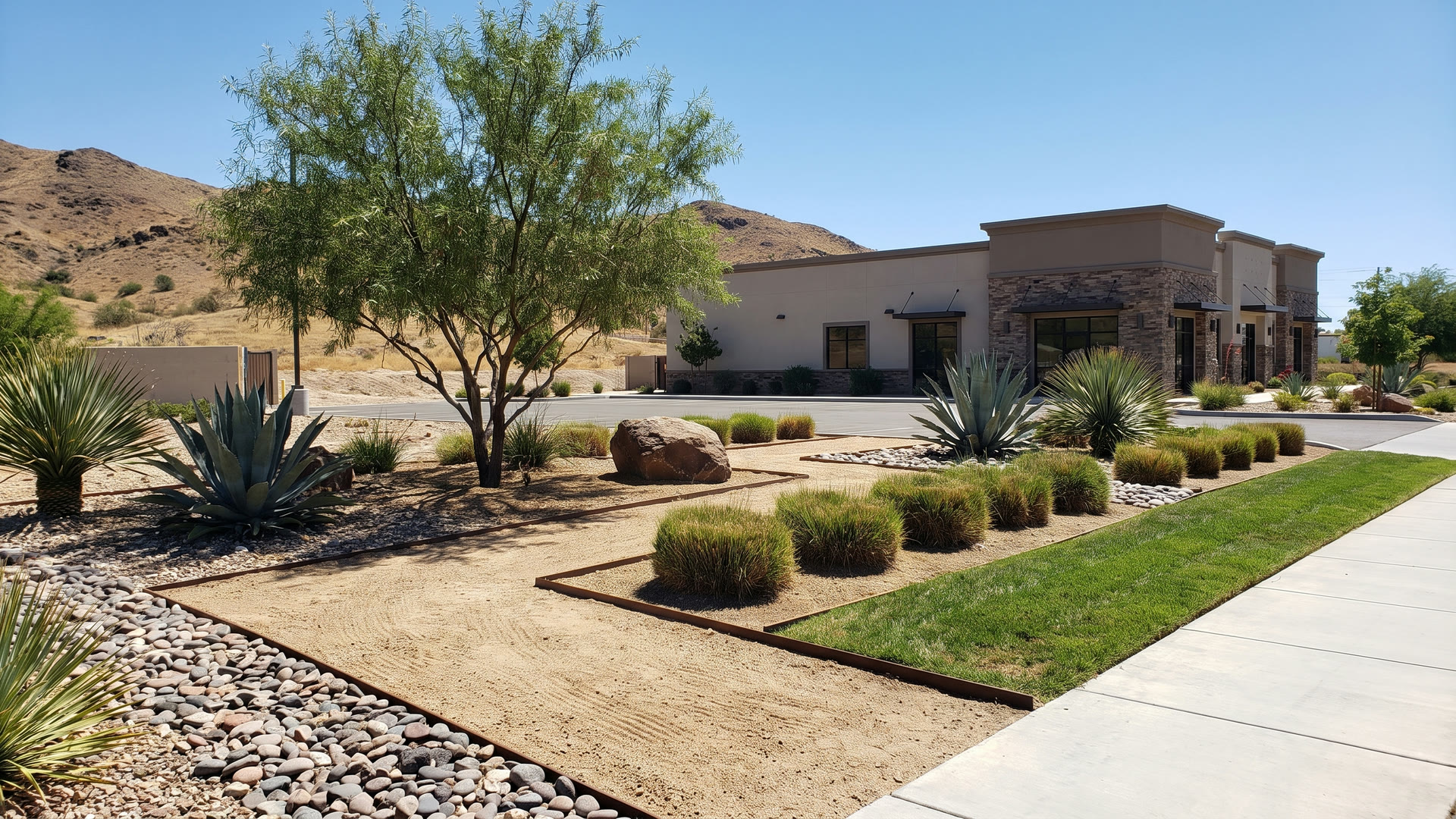 Property after ManageMowed service